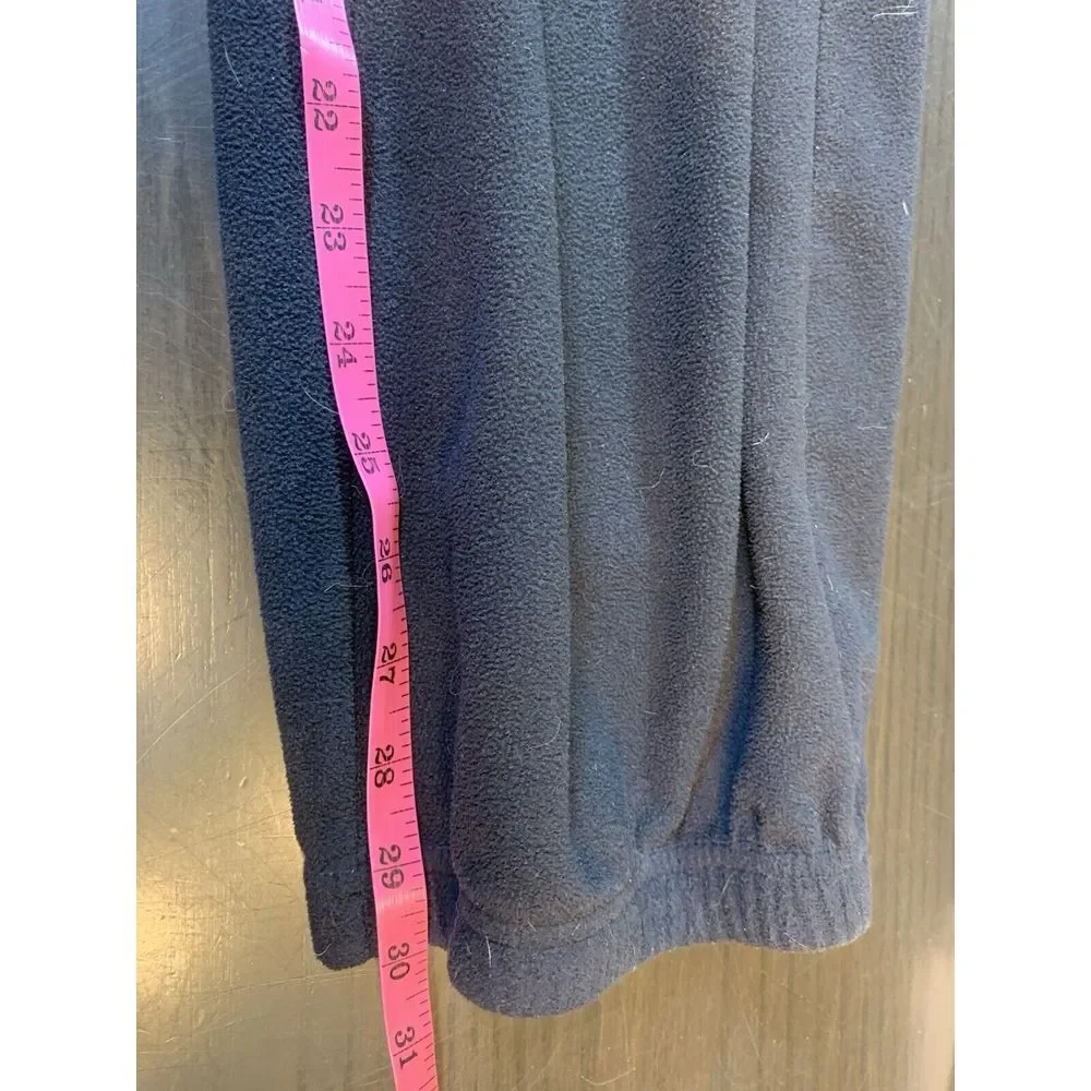 Sportif Outdoor Fleece Pants Mens‎ Large Gathered Leg Elastic Waist Black READ